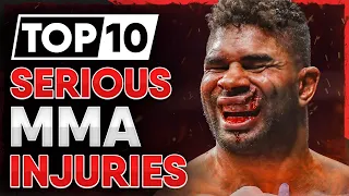 10 MMA Fighters who got SERIOUSLY Hurt (Part 1)