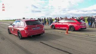 696HP Audi RS4 B9 Nar&Car vs 740HP BMW 340i PureTurbos