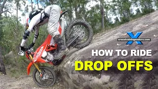 How to ride drop offs on dirt bikes︱Cross Training Enduro