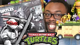 NINJA TURTLES Mega Bloks Technodrome, Party Wagon, Eastman & Laird Series - TMNT TOY HAUL