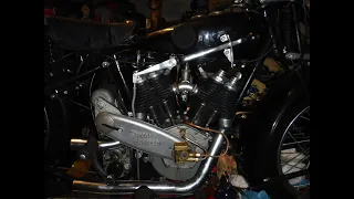 Royal Enfield 1000 cc Model K 1930 second attempt to start after full engine rebuild [success!]