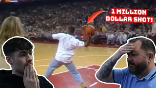 British Father and Son Reacts! He Made A Million Dollar Shot And They Didn't Want To Pay Him!