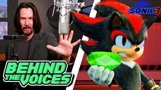 Sonic the Hedgehog 3 | Keanu Reeves is Shadow the Hedgehog | Behind the Voices