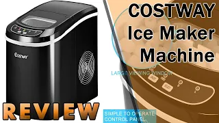 COSTWAY Ice Maker, 26LBS/24H Counter Top Ice Maker Machine  REVIEW #7