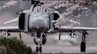 Falling flowers ・JASDF  RF-4 , F-4 Phantoms - ASMR