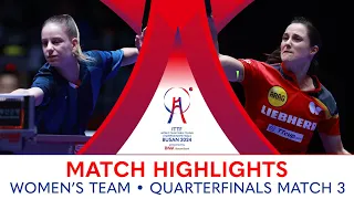 Charlotte Lutz (FRA) vs Sabine Winter (GER) | WT QF - Match 3 | #ITTFWorlds2024