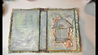 Colorful Garden Junk Journal - Creating the Cover (Part 3)