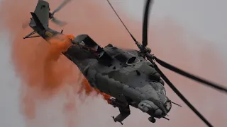 4Kᵁᴴᴰ Czech Air Force Mi-24V & Mi-171Sh Helicopter Demo Flight @ NATO DAYS 2021