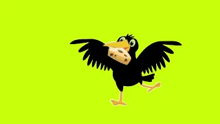 CROW WITH CHEESE no copy right video crow green screen video free copy right video crow flying video