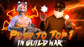 PUSH TO TOP 1 IN MP GUILD 🔴 KYA HUM KAR PAYENGE  || #freefire #jaanulive || JAANU LIVE