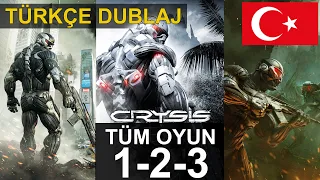 Crysis Trilogy Türkçe Dublaj 1-2-3 Tüm Oyun Full Game Longplay Yorumsuz No Commentary