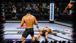 Bruce Lee vs. BJ Penn (EA Sports UFC 3) - CPU vs. CPU