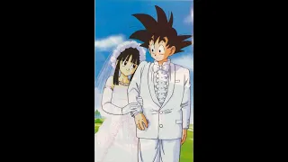 Goku and Chi Chi back when #goku propose her #dbz #shorts #marriage #chichi #dragonball #moments #db