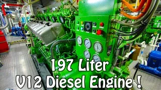 V12 7200HP | Amazing Diesel Engineroom!