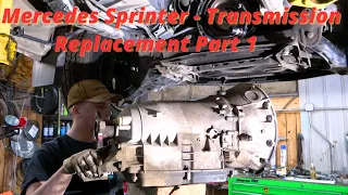 Mercedes Sprinter : Transmission Replacement Part 1 - Transmission  Vibration On a Sprinter Van
