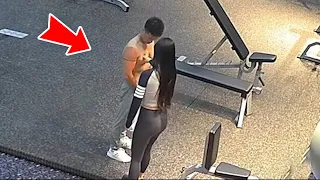 Insane Gym Antics Caught on Camera