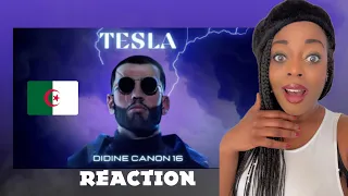 Didine Canon 16 - Tesla ( UK 🇬🇧 Reaction) #didin_canon16 🇩🇿🥰🔥