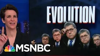 William Barr Scrambles To Rewind 'Spying' Conspiracy Theory Embrace | Rachel Maddow | MSNBC