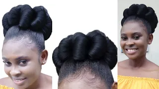 QUICK AND EASY PROTECTIVE HAIRSTYLES 2020 /  EASY UPDO HAIR