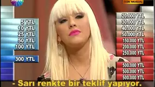 Christina Aguilera on Turkish show  Deal or No Deal 2008