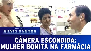 Câmera Escondida (04/09/16) - Mulher bonita na farmácia