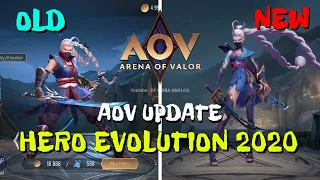 AOV 2020 GLOW UP HERO and SKIN EVOLUTION REVAMP - Arena of Valor