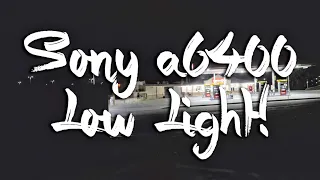 Sony a6400 vs a7s ii Low Light Test