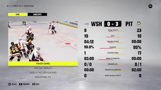 February 1,2022 Washington vs Pittsburgh NHL 22 GM Connected Hockey League