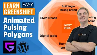 Learn Greenshift - How to make Animated Pulsing Polygons - WordPress Tutorial