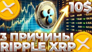 RIPPLE/XRP 3 ПРИЧИНЫ КУПИТЬ! РАЛЛИ XRP УЖЕ БЛИЗКО! XRP ПО 10$?