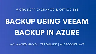 Veeam Backup for Office 365 in Azure