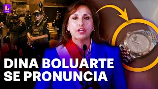 DINA BOLUARTE EN VIVO: PRESIDENTA DEL PERÚ RESPONDE TRAS ALLANAMIENTOS A SU CASA Y PALACIO