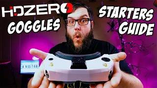 HDZero goggles definitive starters guide - flashing, battery cables, antennas, menus, and more!