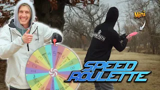 Connor's Legs Fall OFF!? Disc Golf Speed Roulette