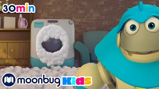 Arpo the Robot - Washing Machine | Moonbug Kids TV Shows - Full Episodes | Cartoons For Kids