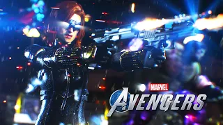 Black Widow Story (Marvel's Avengers) All Black Widow Scenes 1080p HD