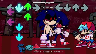 FNF Vs Sonic Exe Redesign FULL HORROR WEEK [HARD] + SECRET SONGS!!!