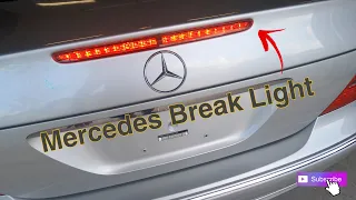 Replacing the Brake Light on a W211 Mercedes E Class