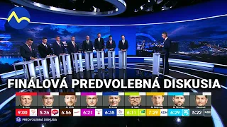 Predvolebná diskusia FINÁLE - Voľby 2023 - TV Markiza