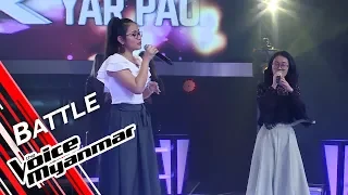 Grace Mami VS Khine: Like I'm Gonna Lose You (Meghan Trainor) | Battle - The Voice Myanmar 2019