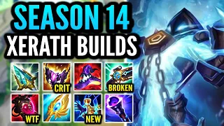 TRYING EVERY POSSIBLE XERATH BUILD FOR SEASON 14! (THE XERATH MOVIE)