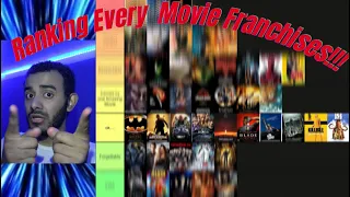 Ranking Every Movie Franchises (Biased ASF!!!) Tier list