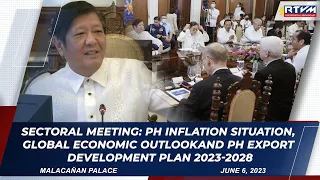 Sectoral Meeting: Philippine Inflation Situation, Global Economic Outlook and PEDP 2023-2028