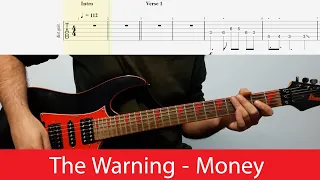 The Warning - Money Guitar Cover With Tabs And Backing Track(Standard)