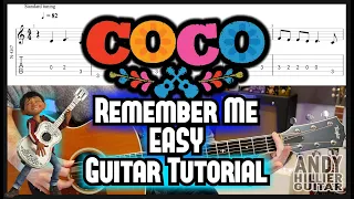 How to play Remember Me from Coco Guitar Tutorial (EASY)