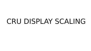 How to Fix Fake Display Scaling using CRU (Custom Resolution Utility)