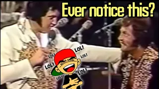 Elvis ripping on Sherrill Nielsen at the CBS Special