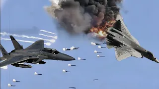 Just happened! Air Battle, US F-35s shoot down all Russian SU-57 fighter jets again | at the border