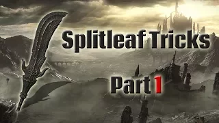 Souls Tech - Splitleaf tricks part 1 - Halberd Hyper Armor / Splitleaf WA poise health reset