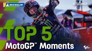 Top 5 MotoGP™ Moments by Michelin | 2021 #ItalianGP